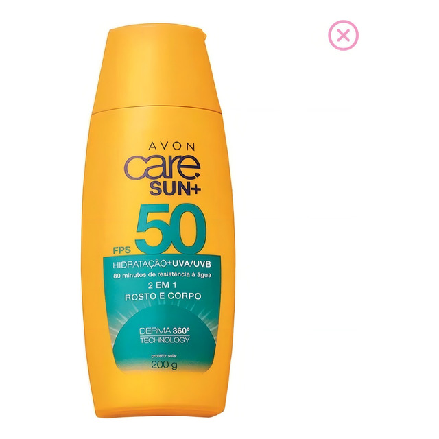 Protetor Solar 2 Em 1 Avon Invisível En Crema Fps50 200g Protetor Solar 2 Em 1 Avon Invisível En Crema Fps50 200g