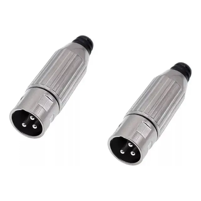 10 Conector Metalco Compatible Con Switchcraft Canon Xlr Dmx Puros Machos