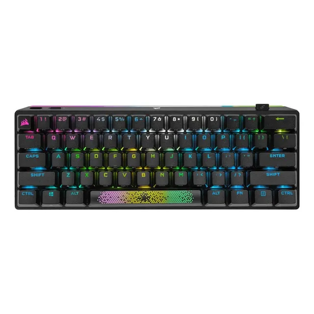 Teclado Corsair K70 Pro Mini Inalámbrico Rgb 60% Qwerty Negr