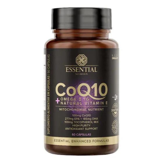 Coenzima Q10 Essential Nutrition 60 Cápsulas
