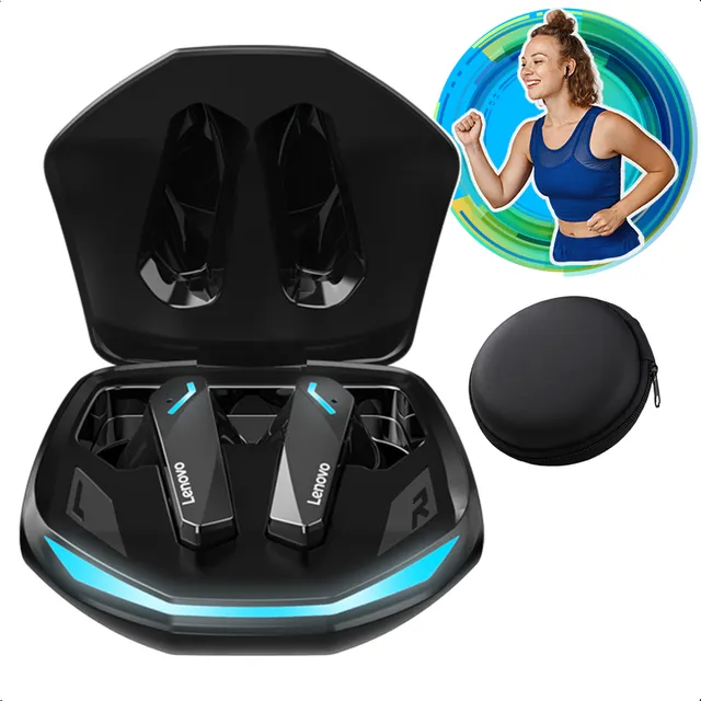 Fone De Ouvido Sem Fio Lenovo Gm2 Pro Tws Bluetooth Gamer
