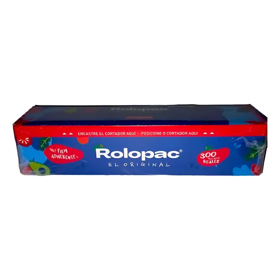 Dispenser Papel Film Con Cutter Rolopac 38 Cm X 300 Metros