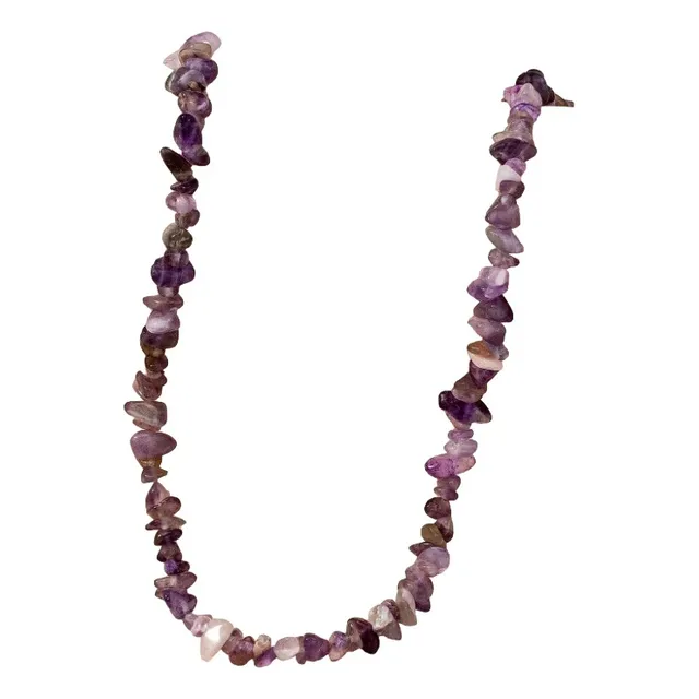 Collar Amatista Piedra Energética Aporta Serenidad Y Calma
