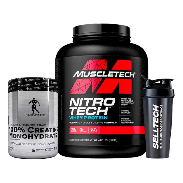 Nitrotech Performance 4lb Chocolate+creatina Levrone 500gr