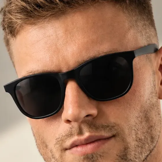 Óculos De Sol Quadrado Masculino Premium Proteção Uv400
