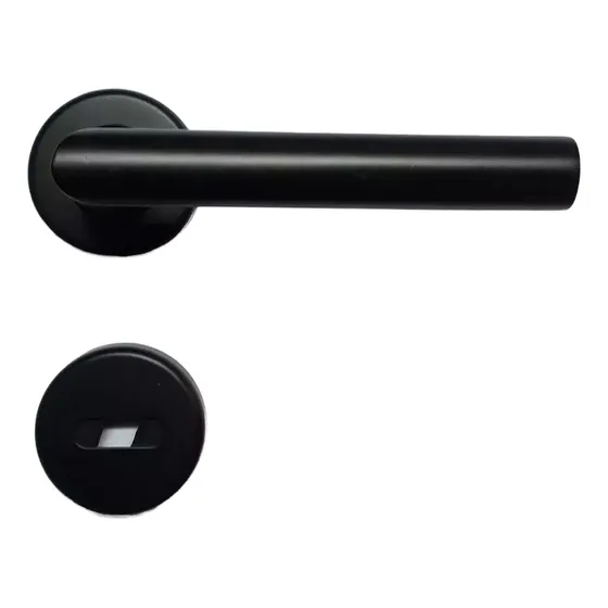 Media Manija Acero Negro Bronzen Puerta De Entrada Brzmg1050