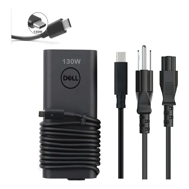 Cargador Original Dell Usb Tipo-c  130w  Latitude,xps,vostro