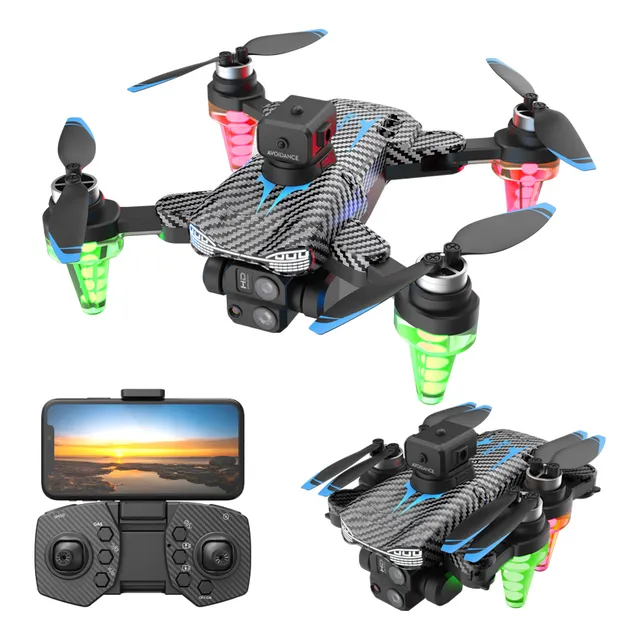 Drone Con Camara Ajustable  5ghz 2 Battery C19s