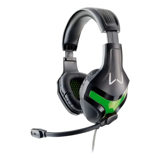 Headset Gamer Multilaser Warrior Harve 2.0 Preto/verde Ph298
