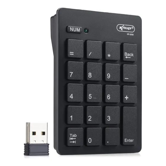 Teclado Numérico Sem Fio Para Notebook Wireless 2.4ghz Usb