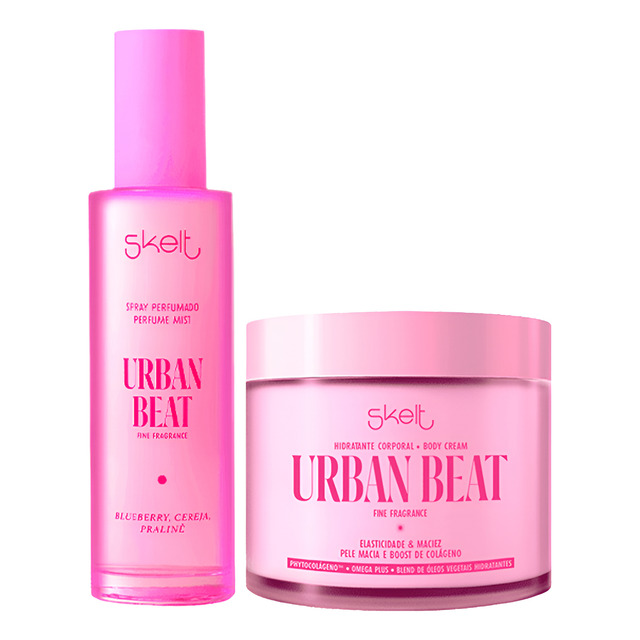 Hidratante Corporal + Spray Perfumado Urban Beat - Skelt Hidratante Corporal + Spray Perfumado Urban Beat - Skelt