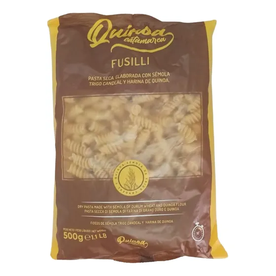 Pasta Seca Qui-noa Catamarca Penne Rigate 6 X 500 Gr