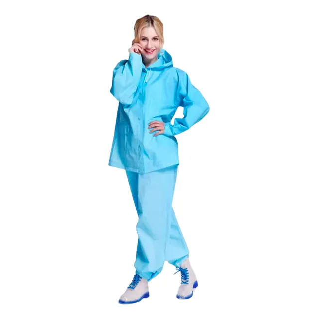 Kit X3 Traje Impermeable Chaqueta + Pantalón + Zapaton Suela