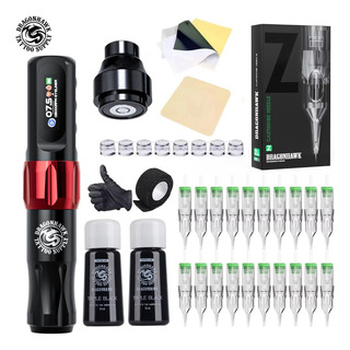 Kit De Bolígrafos De Tatuaje Inalámbricos Dragonhawk Atom2 Kit De Bolígrafos De Tatuaje Inalámbricos Dragonhawk Atom2