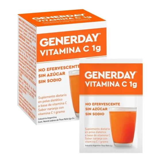 Generday Vitamina C Estuche X 10 Sobres.