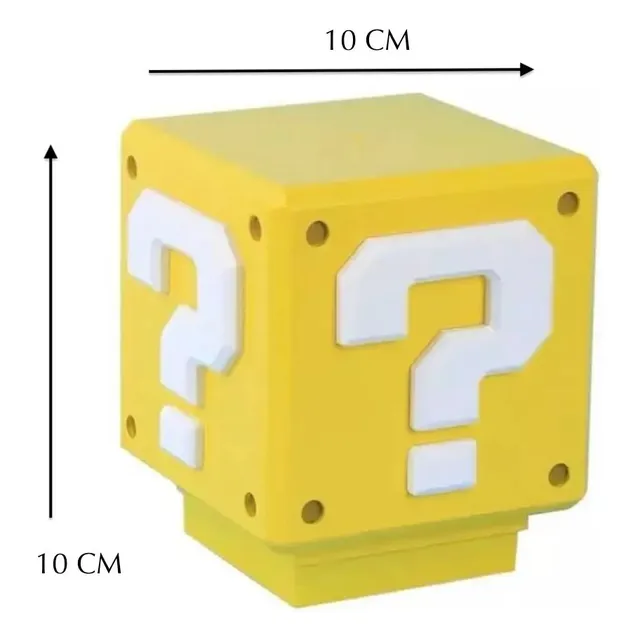 Bloque De Lámpara Recargable De Super Mario Bros Y Sonidos R