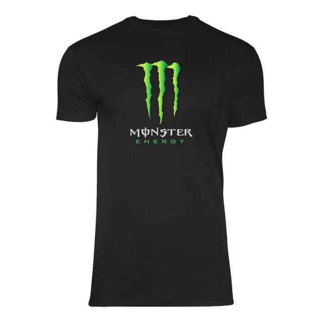 Camiseta Algodão Monster Energy  Slim Premium Fio Penteado 