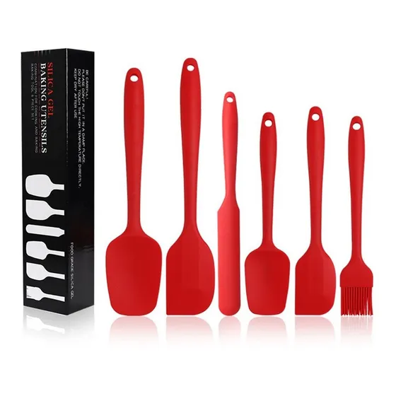 Set X6 Utensilios Menage Silicona De Cocina Repostería