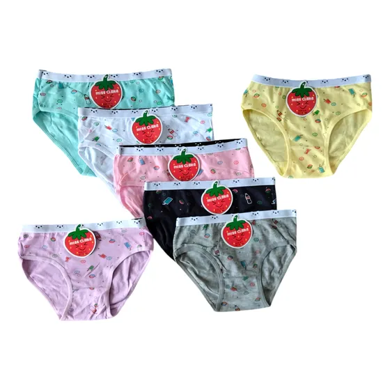 Pantys Kid's Niñas Algodón (6 Unidades)