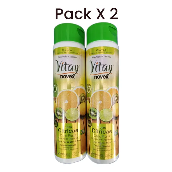 2 Shampo Novex Anti Grasa S/sal - g a $200