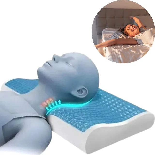 Almohada Memory Pillow Ortopédica Indeformable Cool Gel Fund