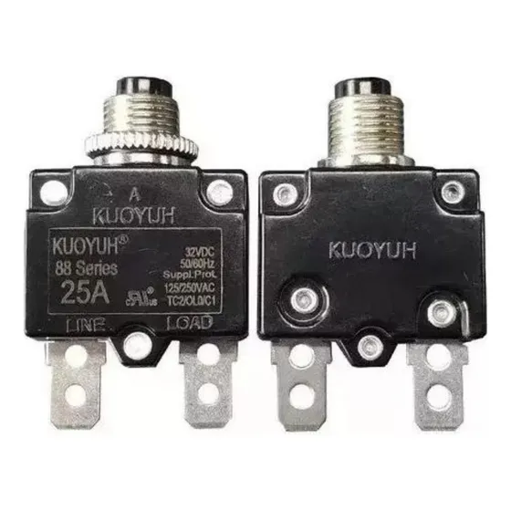 Disyuntor Circuito Protector De Sobrecarga 25amp 