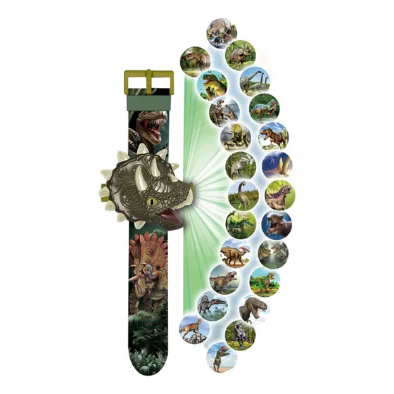 Reloj Infantil Dinosaurio Digital 3d Y 24 Proyecciones. Lv