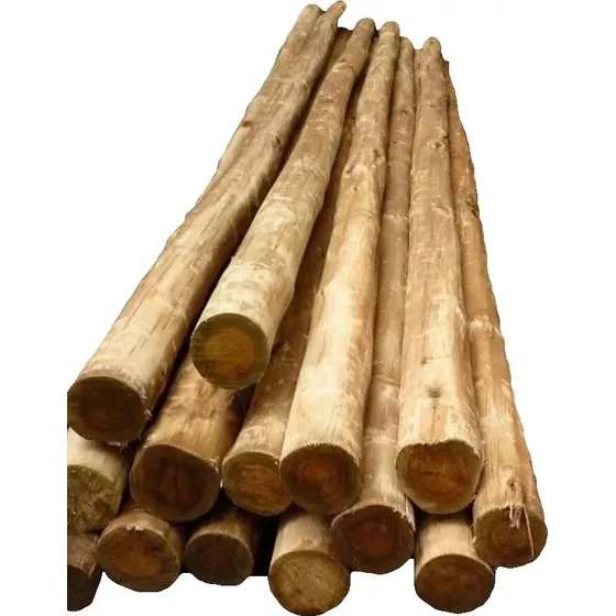 Postes X 1mt Lineal Cerco Postes Impregnados 14/16cm 2.5mts 