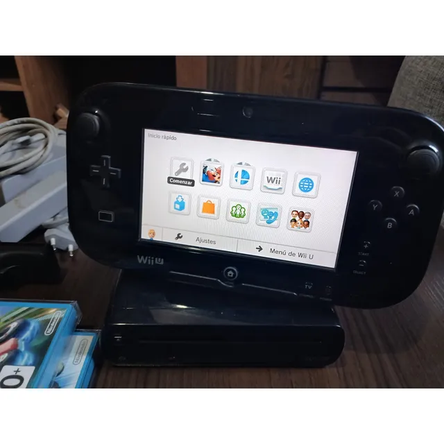 Nintendo Wii U 32gb Deluxe Bundle Color Negro Negro