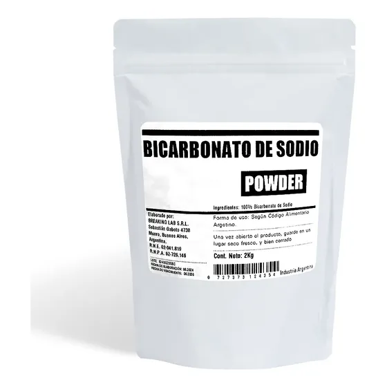 Bicarbonato De Sodio 2kg (2000g) Máxima Pureza Y Calidad!