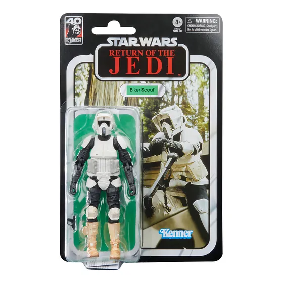 Figura de acción Biker Scout F7074 de Hasbro Retro Collection
