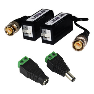 Kit Video Baluns Y Conectores De Corriente Kit Video Baluns Y Conectores De Corriente