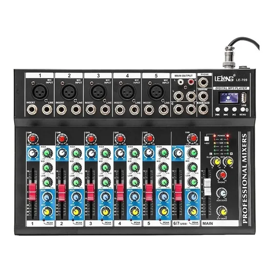 Console Lelong LE-709 de mistura 127/220V