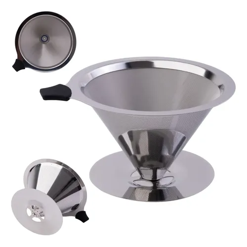 コーヒー aco Zx Az3 Stainless Steel Coffee Filter Without Paper Nn | MercadoLivre