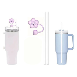 Set 2 Bombillas 2 Tapa Anti Derrame Universal Compatible Set 2 Bombillas 2 Tapa Anti Derrame Universal Compatible