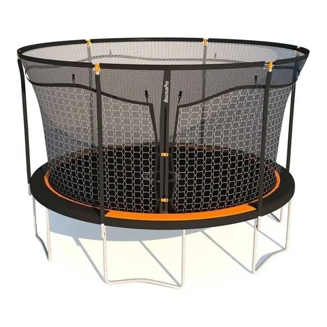 Trampolín Brincolín Uso Rudo 14 Pies Doble Red De Pro 4.27m6
