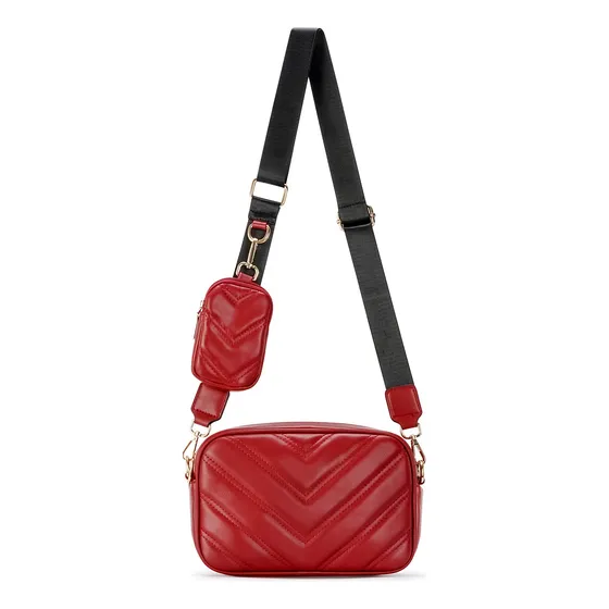 Herald Chevron Quilted Small Crossbody Bag With Coin Prg3d