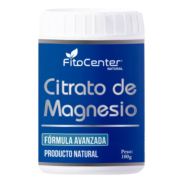 Citrato De Magnesio Fitocenter Natural Formula Avanzada 100g