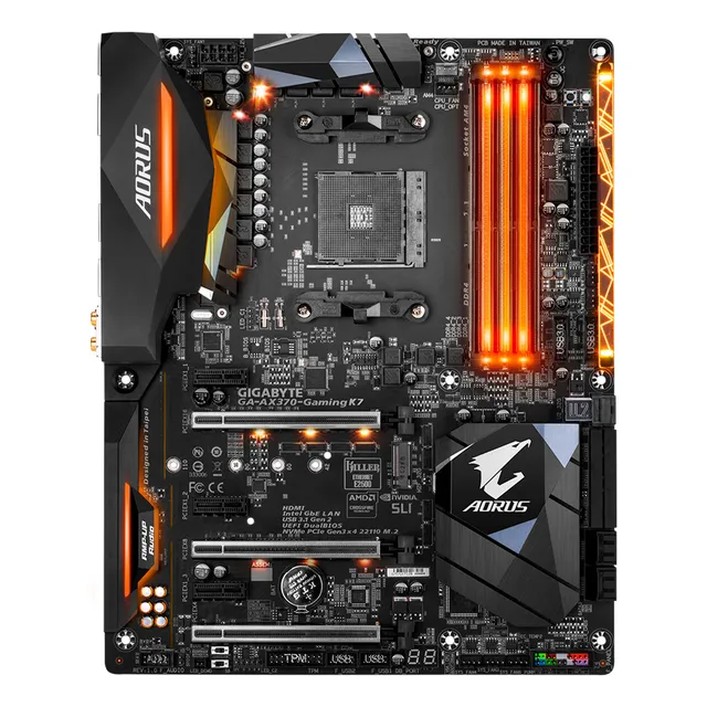 Placa Gigabyte Ga-ax370-gaming K7 Am4 Amd X370 Ddr4 Usb