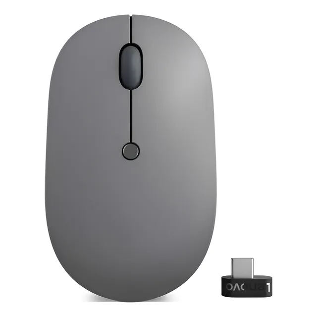 Mouse Lenovo Go Usb-c Wireless 2400dpi Batería  Color Gris