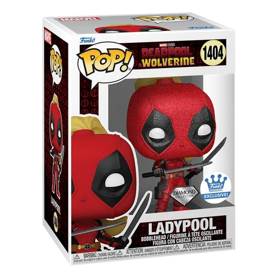 Funko Pop Ladypool #1404 Funkoshop Diamond Deadpool & Wolver