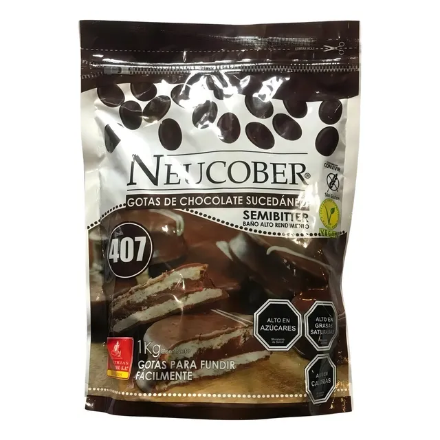 Cobertura De Chocolate Neucober 407 Alto Rendimiento