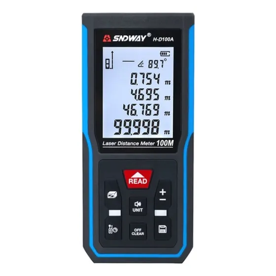 Medidor De Distancia Laser 120m Distanciometro Recargable