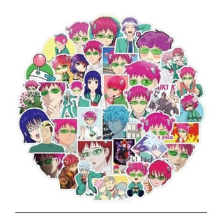 Saiki Kusuo Anime Stickers 50 Calcomanias Pvc Vs Agua Saiki Kusuo Anime Stickers 50 Calcomanias Pvc Vs Agua