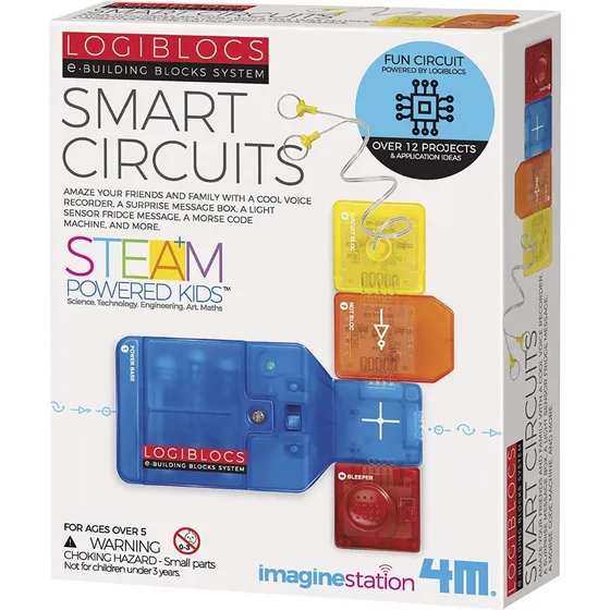 Kit Ciencias Circuitos Eléctricos Niños Logiblocs Toysmith
