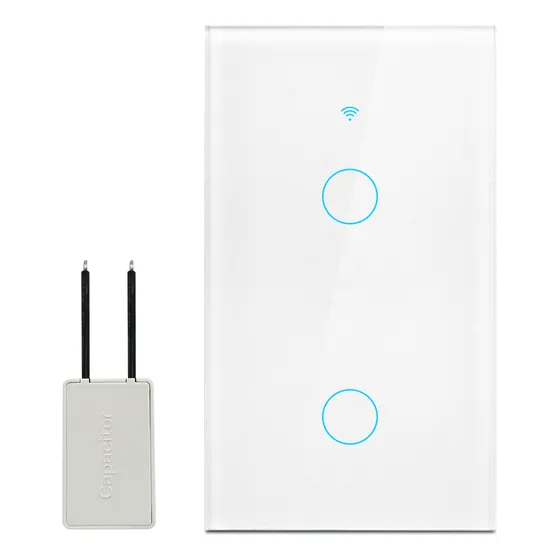 .interruptor Inteligente Wi-fi De 2 Vías Blanco Sin Neutrou