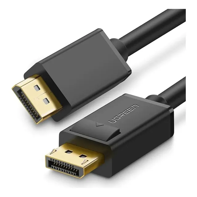 Cable Displayport macho Ugreen, compatible con 4 o 60 Hz, 2 metros, color negro