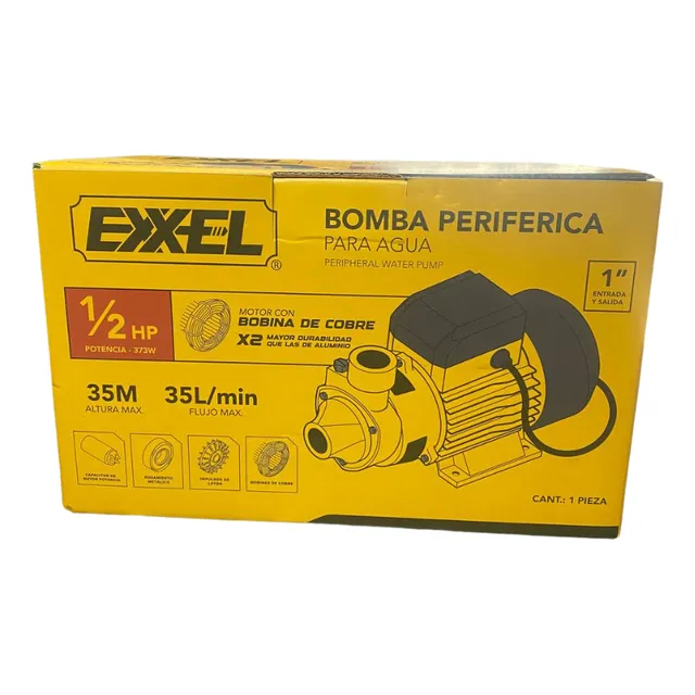 Bomba Periférica 1/2 Hp Bobina De Cobre