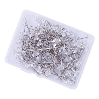1000 Pzs (10 Cajas/100) Alfiler Diamante Ramo Flores 8x55mm 1000 Pzs (10 Cajas/100) Alfiler Diamante Ramo Flores 8x55mm