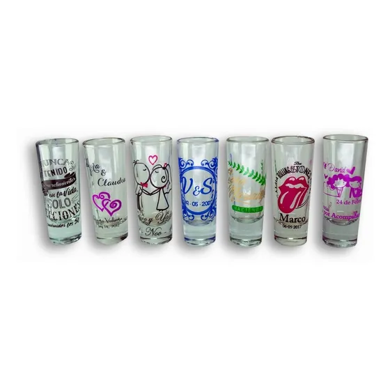 100 Tequileros Personalizado Bodas, Xv, Bautizo, Etc.